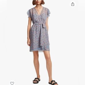 NWT French Connection Printed Tie Dress
